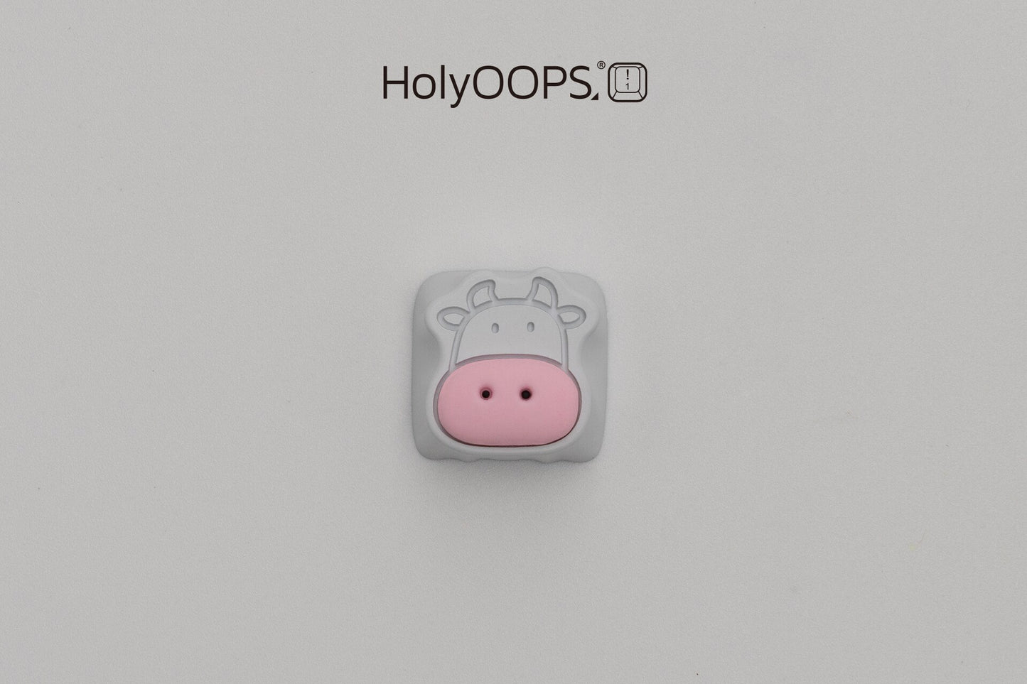 Cute Cows Artisan Keycap 🐄🌸