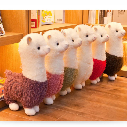 Peluches alpaga douces et adorables, idéales comme cadeau d'anniversaire ou de Noël
