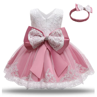 Newborn Baby Girl Lace Dresses