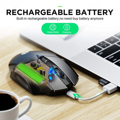 Rechargeable Bluetooth-compatible 2.4G INPHIC PM6 Mouse