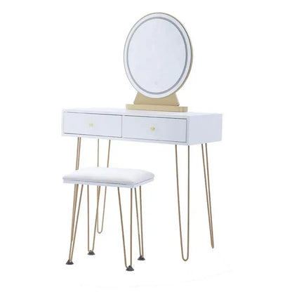 Glam Vanity Set with Lighted Mirror