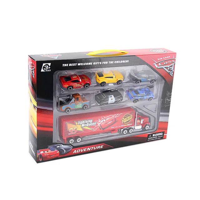 Modèle de voiture en métal moulé sous pression Pixar Cars 3 Lightning McQueen, Jackson Storm, Uncle Truck