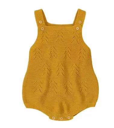 Newborn Baby Clothes 0-18m Solid Sleeveless