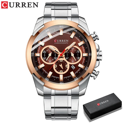 Luxury CURREN Quartz Men's Watch
