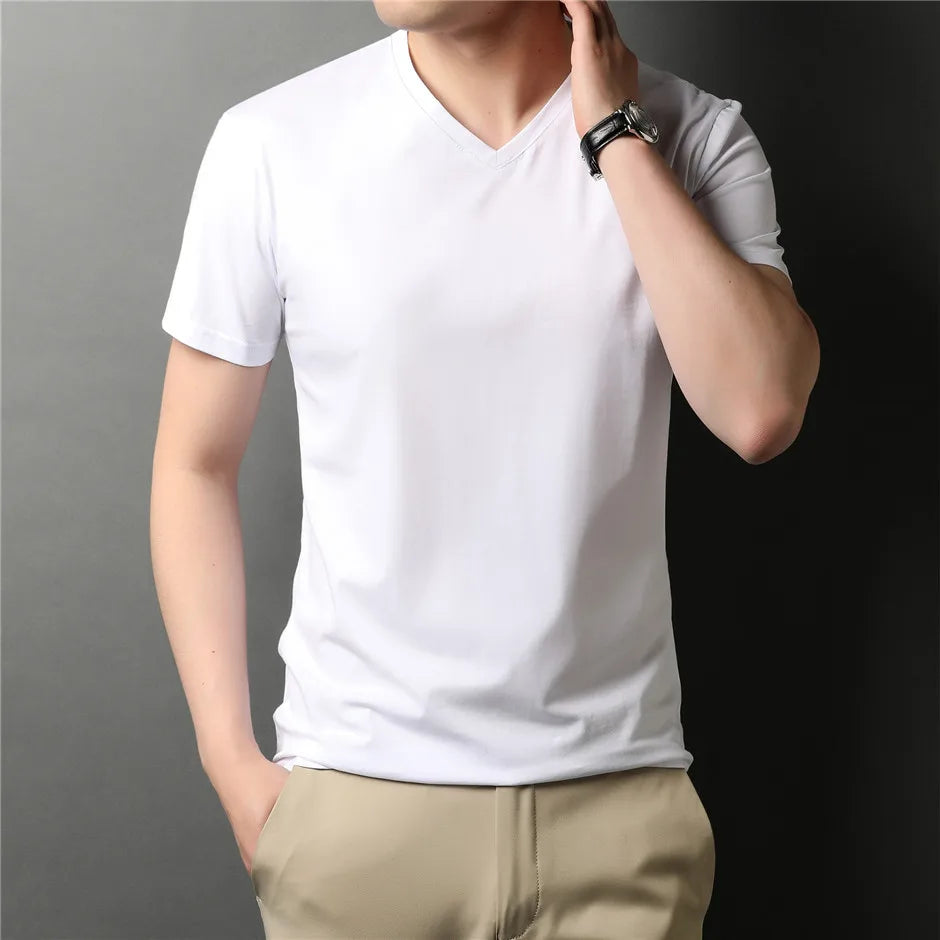 Summer Cotton T-Shirt Casual Short