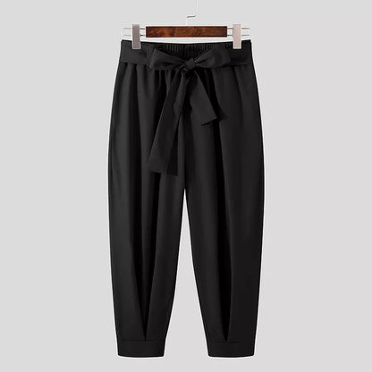 Men's Drawstring Harem Trousers