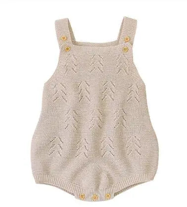 Newborn Baby Clothes 0-18m Solid Sleeveless