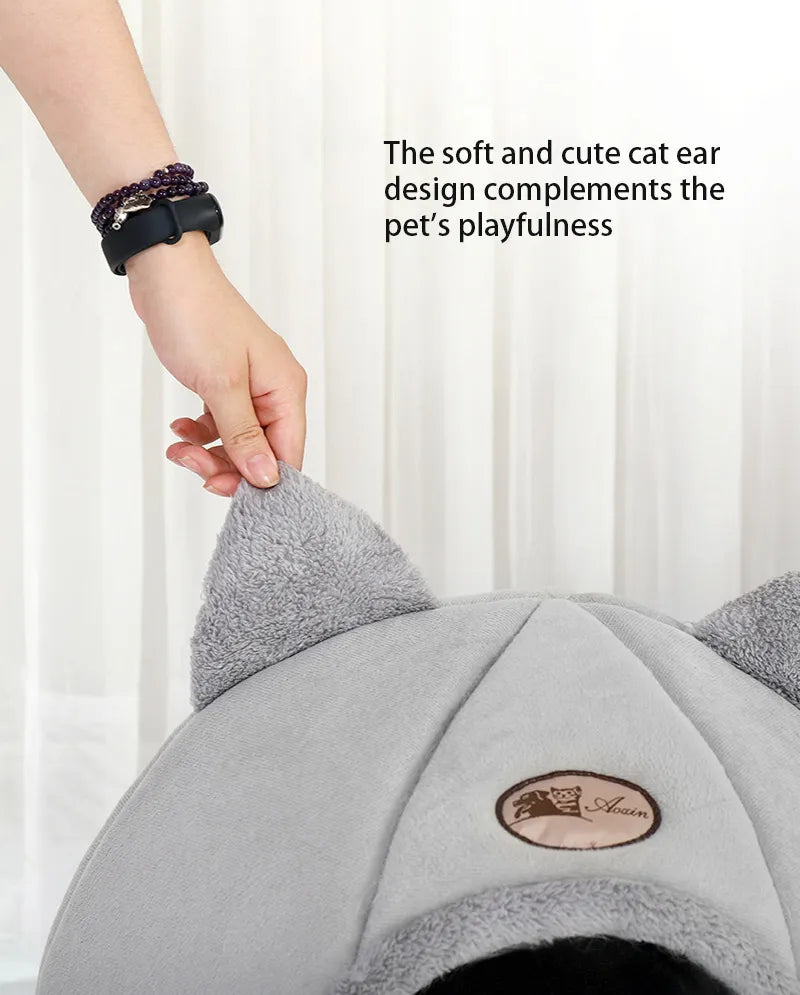 Cozy Cat Bed & Small Dog Mat - Soft & Washable