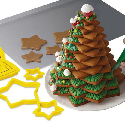 Stainless Steel Christmas Cookie Cutters Set Mold House