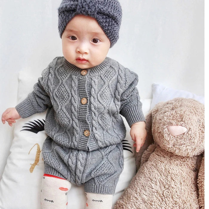 Baby Girls Cardigan Knitted Sweater