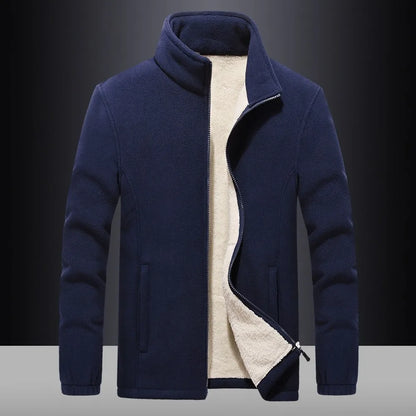 Winter-Sportbekleidung, dicke Winter-Fleece-Jacken für Herren