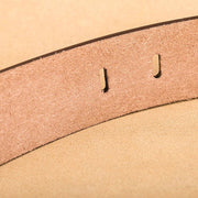 Luxury PU Leather Men's Belt - Vintage Pin Buckle
