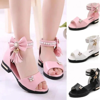 Princess Fashion Bow Sandals for Girls