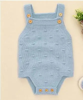 Newborn Baby Clothes 0-18m Solid Sleeveless