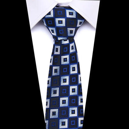 Dark Blue 8cm Fashion Tie Wedding Luxury Gift