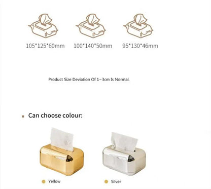 Golden Kitchen Tissue Box Holder