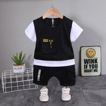 Baby Boys Cotton Clothes for Summer