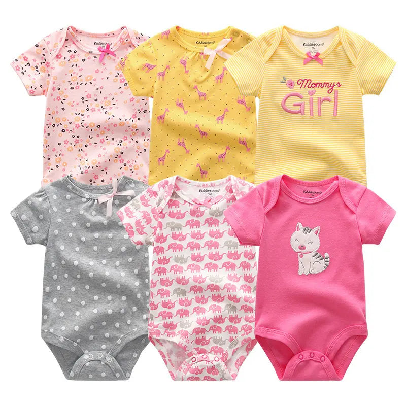 Frühlings-Herbst-Baby-Bodys aus 100 % Baumwolle, langärmlig