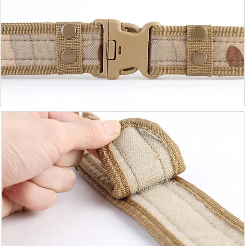 Ceinture tactique en toile pour hommes