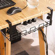 Under Wire Cable Shelf Basket Desk Rack Electric Organizer Box Hanging Storage Cabinet Holder Tray Sliding Management