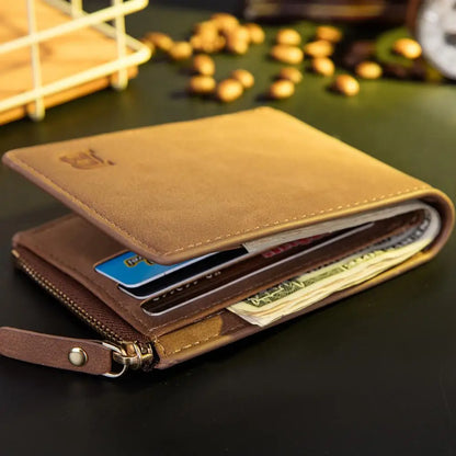 Mini Slim Men's Wallet with Coin Pocket