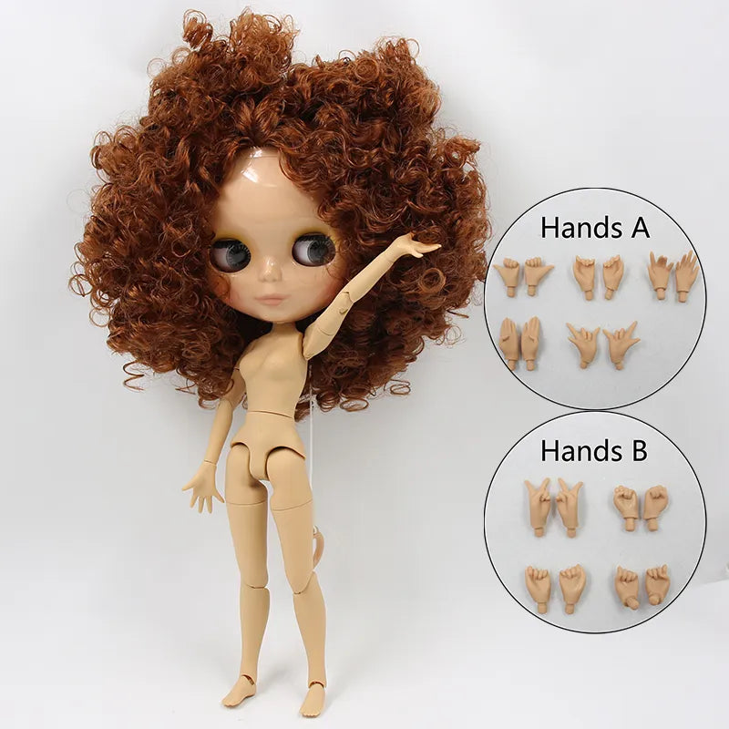 1/6 BJD Tan Skin Jointed Doll 30cm