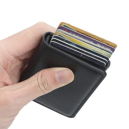 Leather Card Holder & Money Clip