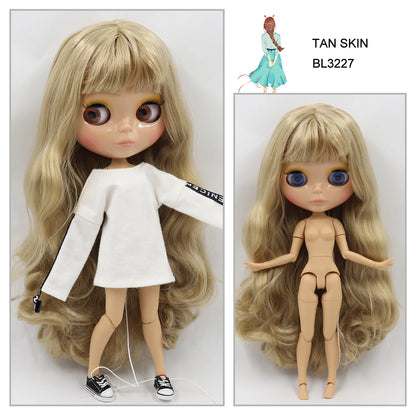 1/6 BJD Tan Skin Jointed Doll 30cm