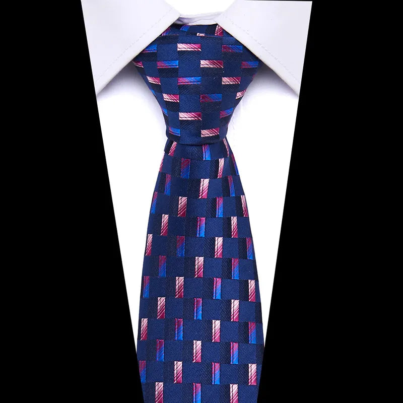 Dark Blue 8cm Fashion Tie Wedding Luxury Gift