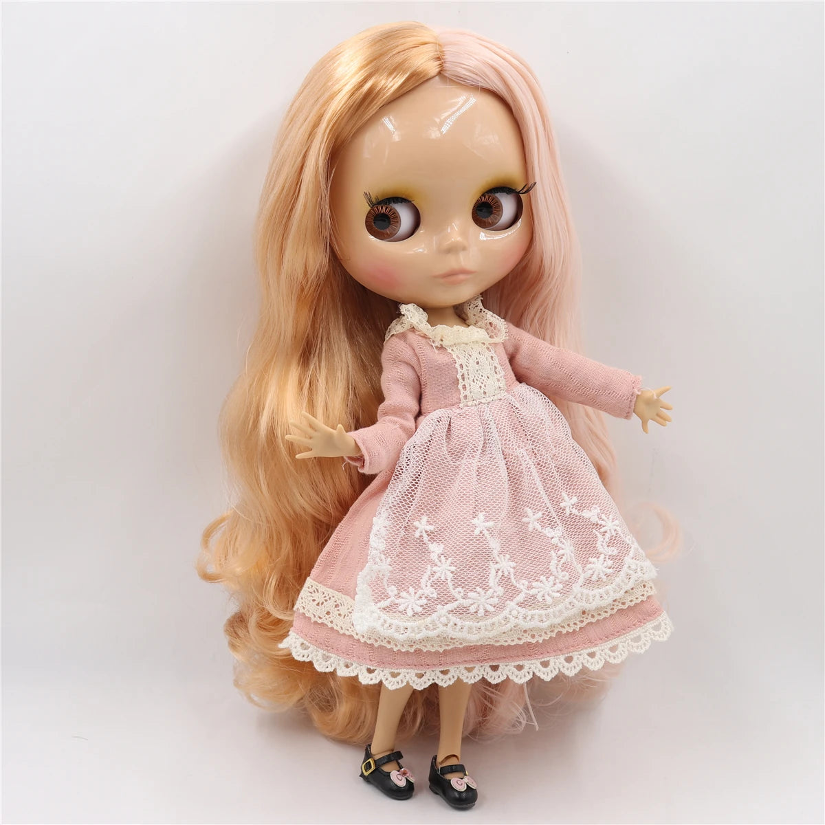 1/6 BJD Tan Skin Jointed Doll 30cm