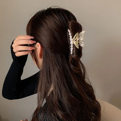 Crystal Butterfly Hair Clip