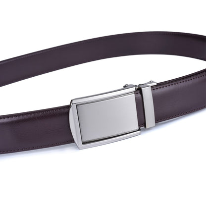 Leather Ratchet Belt 3.5CM Wide