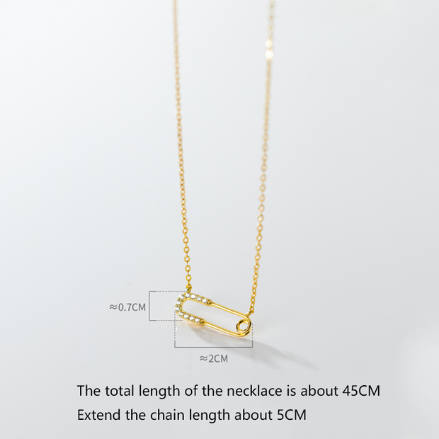 925 Silver Clavicle Necklace