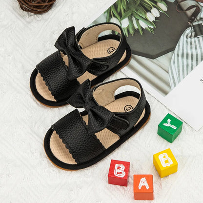 Sommer-Sandalen für Mädchen mit Schleife