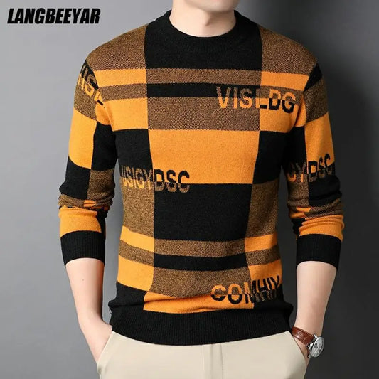 Pull en tricot de luxe Street Wear