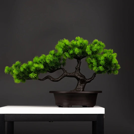 Bonsaï artificiel en pin de 27 cm - Fausse plante décorative