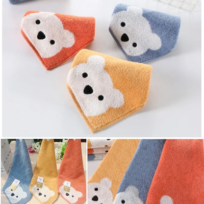 Kinder Handtücher Baby Gesicht Niedlichen Cartoon Bär Muster Hangable Hand Weiche Baumwolle Kinder Bad Produkte