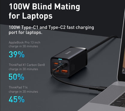 100-W-GaN-Ladegerät für MacBook, Samsung und iPhone