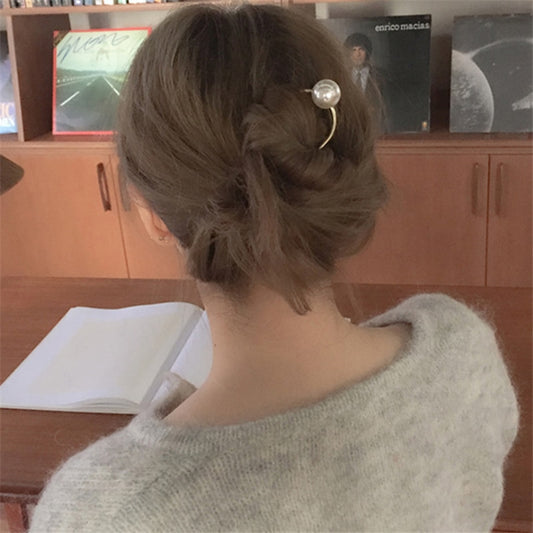 Korean Pearl U Hairpins