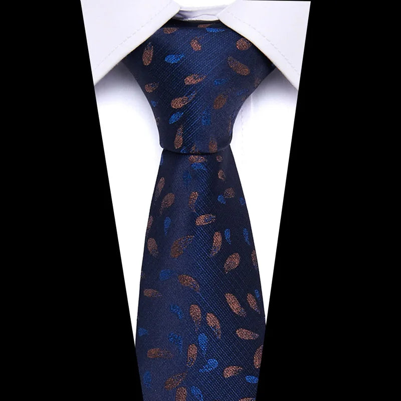 Dark Blue 8cm Fashion Tie Wedding Luxury Gift