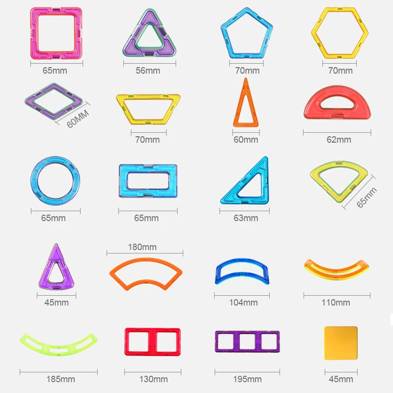 Magnetic Building Blocks Big Size and Mini Size