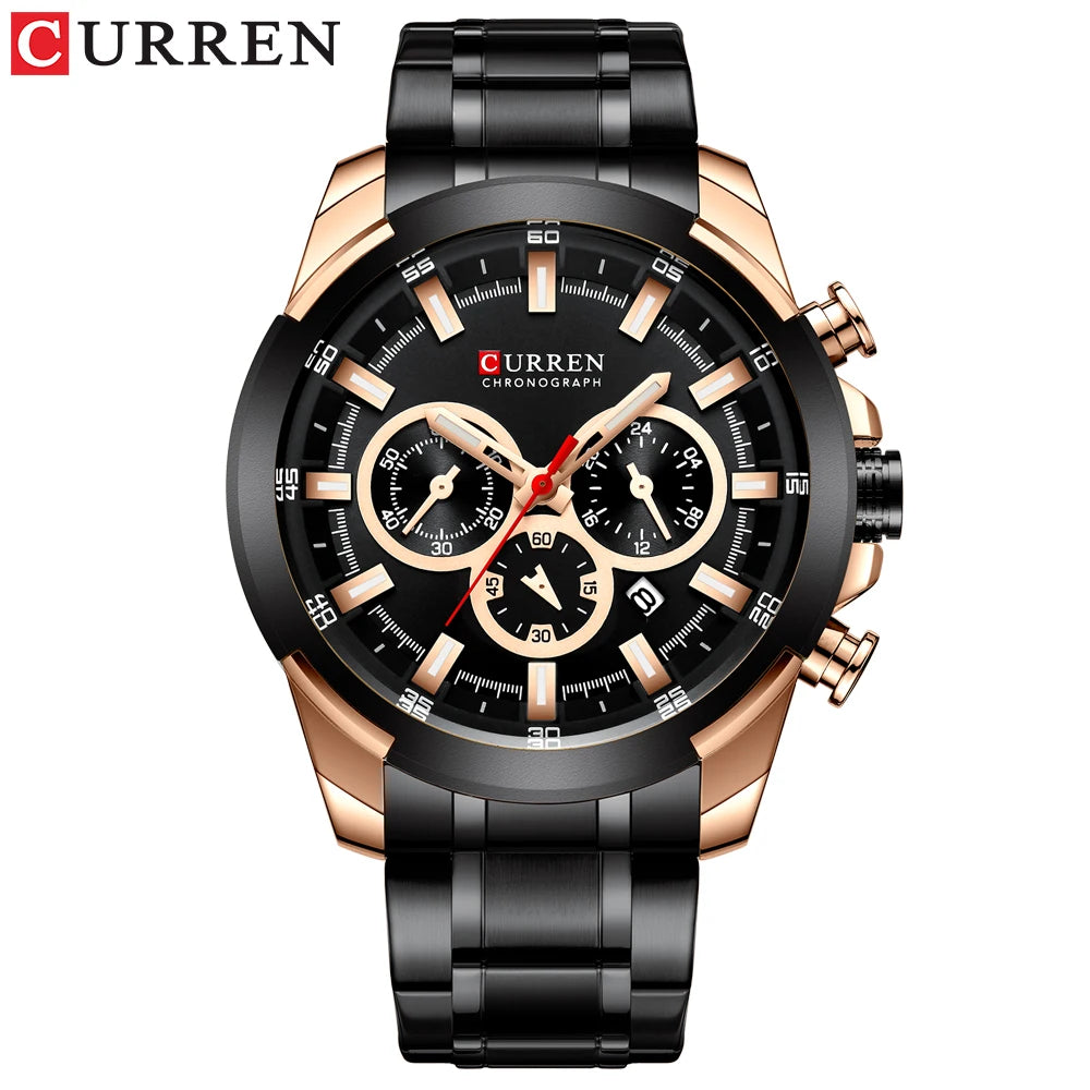 Luxury CURREN Quartz Men's Watch
