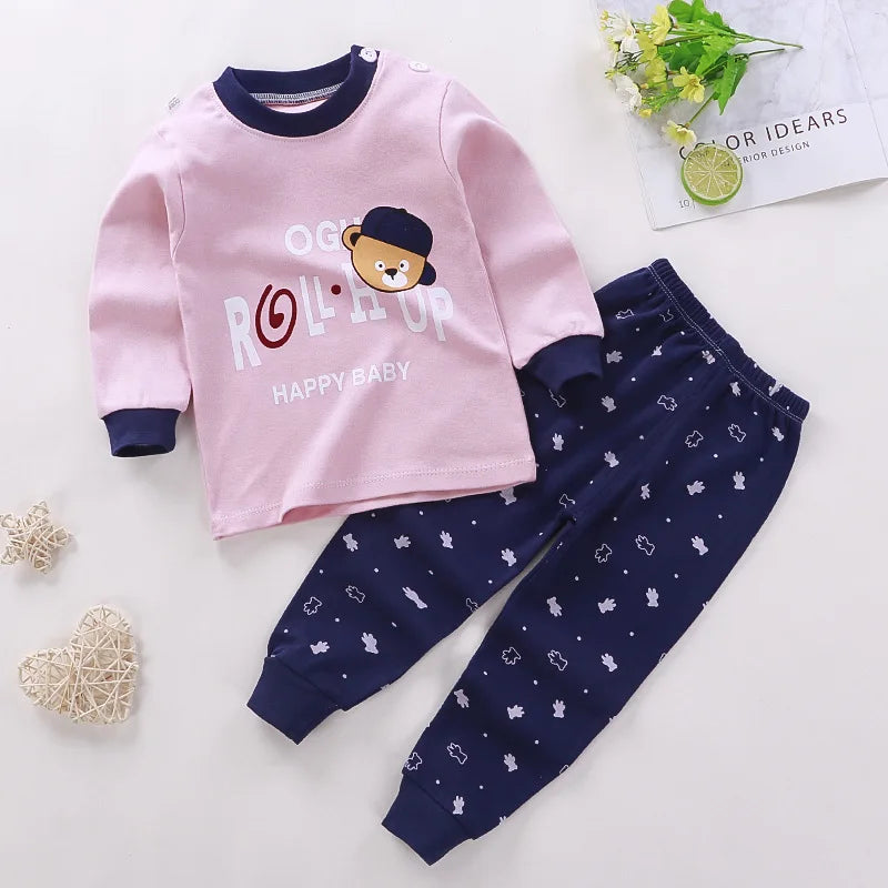 0-18m Newborn Baby Girl Clothes Long-sleeved Jumpsuit