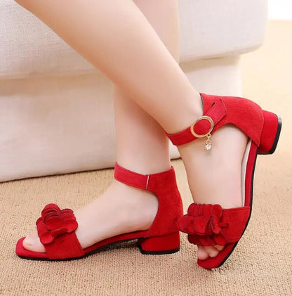 Summer Kids Girls  Leather Shoes for Wedding