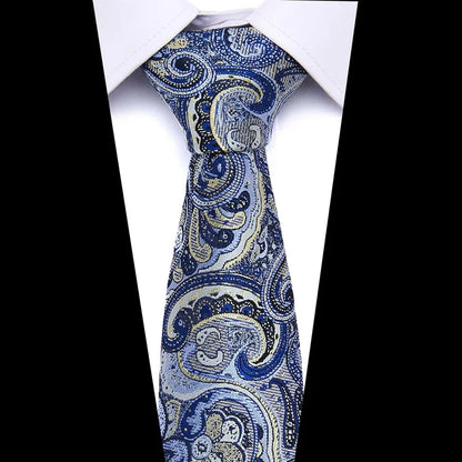 Dark Blue 8cm Fashion Tie Wedding Luxury Gift