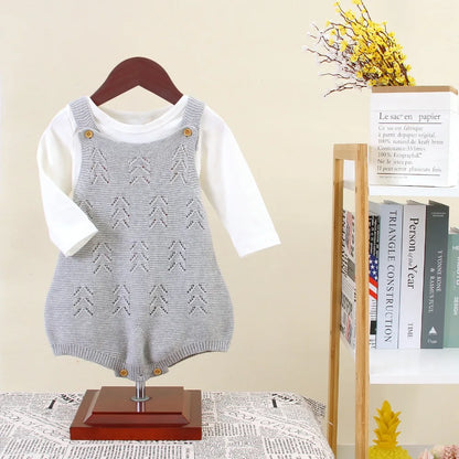 Newborn Baby Clothes 0-18m Solid Sleeveless