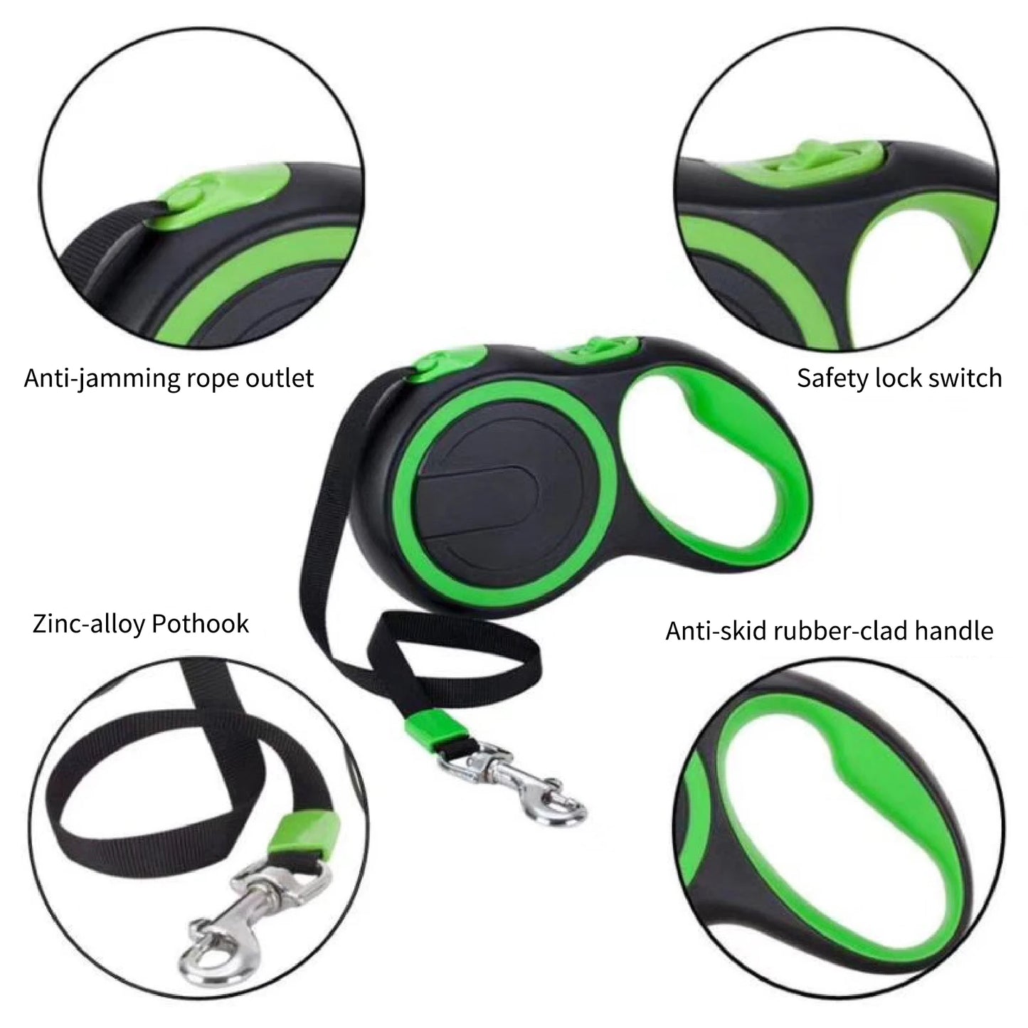 Durable Retractable Dog Leash - Ideal for Outdoor Training