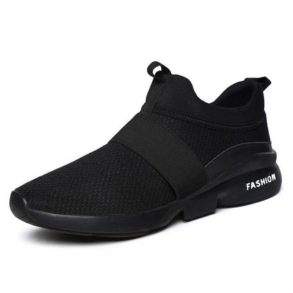White Outdoor Breathable Mesh Black Running Shoes