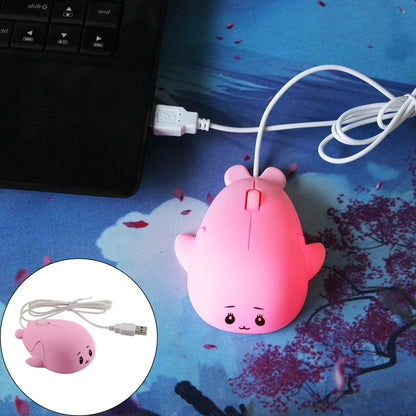 Kawaii Dolphin Cartoon Wired Mouse