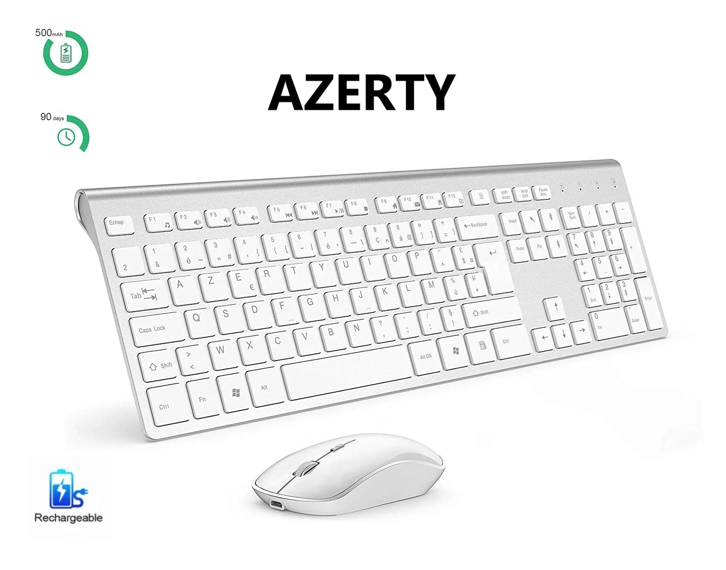 Rechargeable Wireless Keyboard